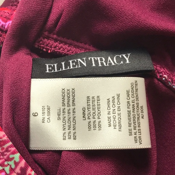 Ellen Tracy Swimsuit Power Paisley - Picture 5 of 16